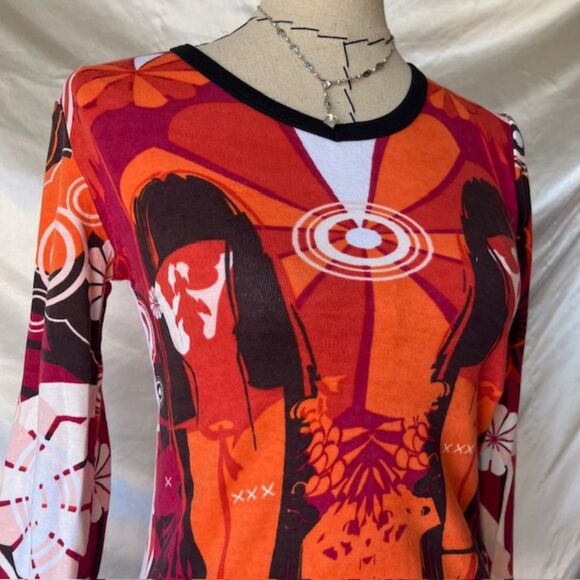 Hayes Deadstock with tags euro orange top - Picture 3 of 6